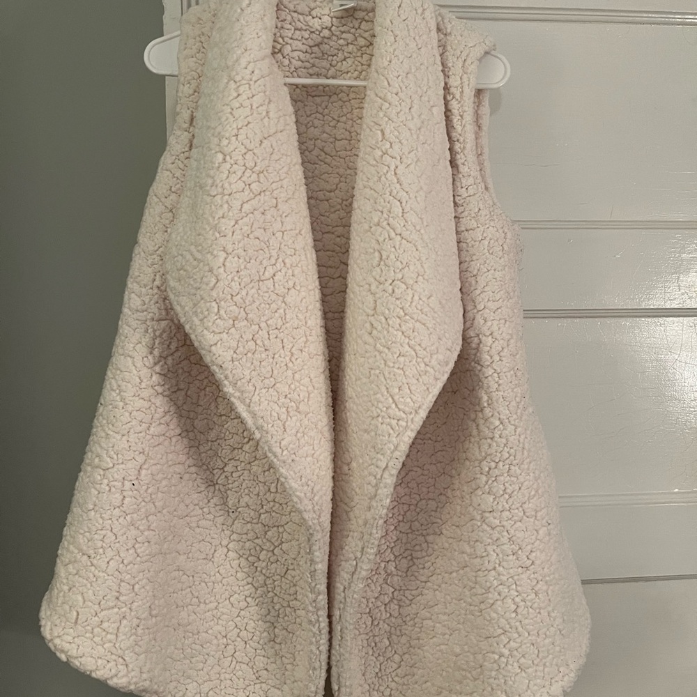Cozy Cream Sherpa Vest
